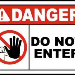Danger Voltage Indication Labels