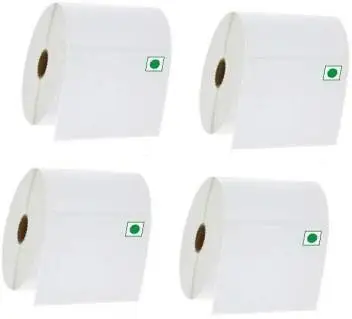 Veg Logo Printed Barcode Sticker Labels