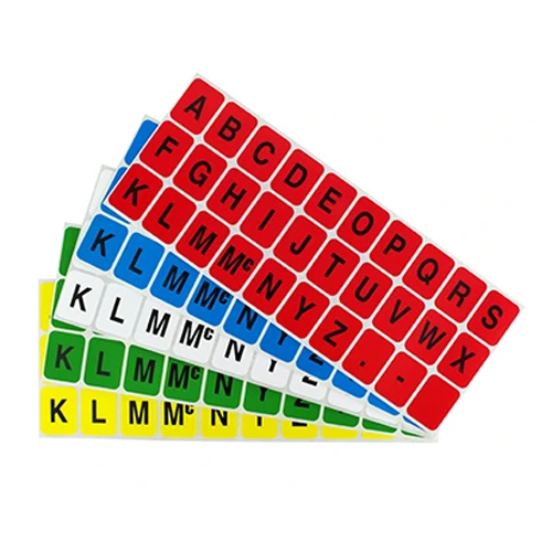 Color Alphabet Labels