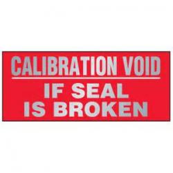 Void Calibration Labels