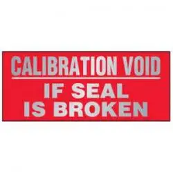 Void Calibration Labels