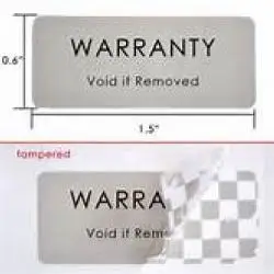 Warranty Void Labels