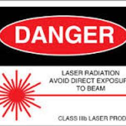 Laser Radiation Warning Label