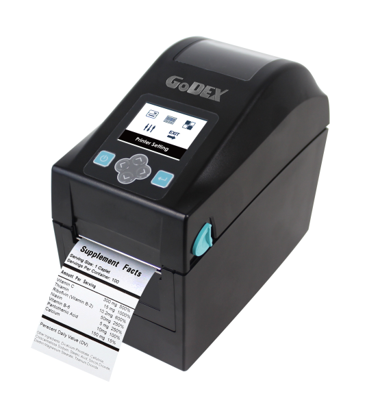 Godex DT200iL+ 2-inch Linerless Printer 203 dpi (LCD)